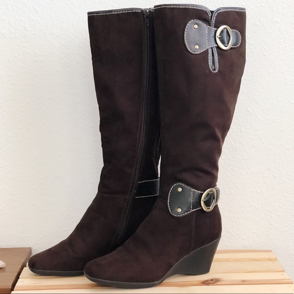 aerosoles wedge boots